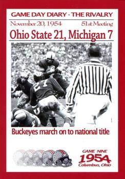2004-09 TK Legacy Ohio State Buckeyes - Game Day Diary - The Rivalry Ohio State #GR1954 51st Meeting Front
