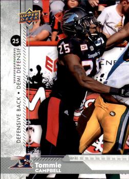 2018 Upper Deck CFL #15 Tommie Campbell Front