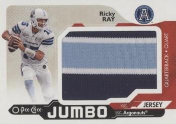 2018 Upper Deck CFL - O-Pee-Chee Jumbo Jersey #OPC-RR Ricky Ray Front