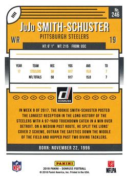 2018 Donruss - Jersey Number #246 JuJu Smith-Schuster Back