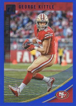 2018 Donruss - Press Proof Blue #252 George Kittle Front