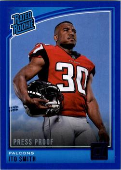 2018 Donruss - Press Proof Blue #340 Ito Smith Front