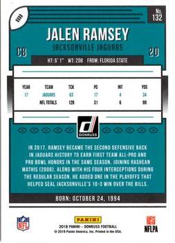 2018 Donruss - Press Proof Green #132 Jalen Ramsey Back