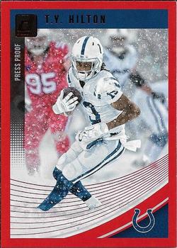 2018 Donruss - Press Proof Red #123 T.Y. Hilton Front