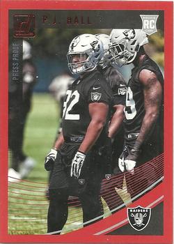 2018 Donruss - Press Proof Red #375 P.J. Hall Front