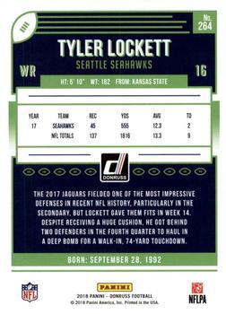 2018 Donruss - Season Stat Line #264 Tyler Lockett Back