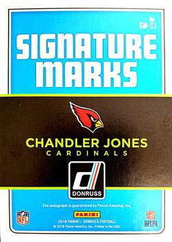 2018 Donruss - Signature Marks #SM-CJ Chandler Jones Back