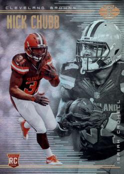 2018 Panini Illusions #32 Isaiah Crowell / Nick Chubb Front