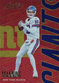 2018 Panini Absolute - Spectrum Gold #71 Eli Manning Front