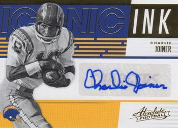 2018 Panini Absolute - Iconic Ink #II-CJ Charlie Joiner Front
