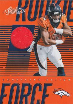 2018 Panini Absolute - Rookie Force #RF-CS Courtland Sutton Front