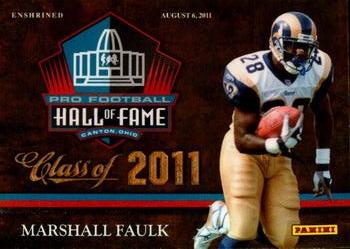 2011 Panini Pro Football Hall of Fame #1 Marshall Faulk Front