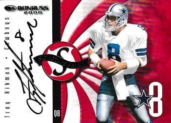 2000 Donruss - Signature Series Red #NNO Troy Aikman Front