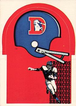 1976 Sunbeam NFL Stand-ups #NNO Denver Broncos Front