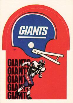 1976 Sunbeam NFL Stand-ups #NNO New York Giants Front
