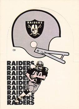 1976 Sunbeam NFL Stand-ups #NNO Oakland Raiders Front