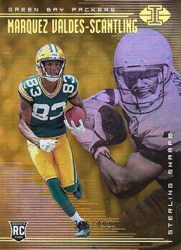 2018 Panini Illusions - Gold #27 Marquez Valdes-Scantling / Sterling Sharpe Front