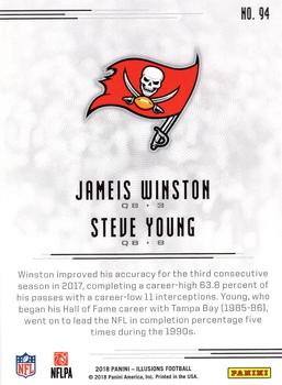 2018 Panini Illusions - Gold #94 Jameis Winston / Steve Young Back