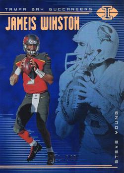 2018 Panini Illusions - Blue #94 Jameis Winston / Steve Young Front