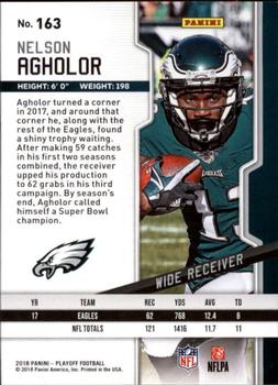 2018 Panini Playoff #163 Nelson Agholor Back