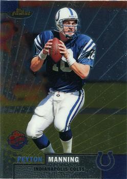 1999 Finest - Pro Bowl Promos Jumbos #7 Peyton Manning Front