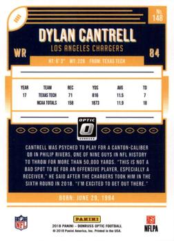 2018 Donruss Optic #148 Dylan Cantrell Back