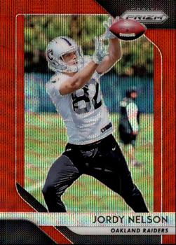 2018 Panini Prizm - Prizm Red Wave #49 Jordy Nelson Front