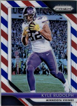 2018 Panini Prizm - Prizm Red White and Blue #81 Kyle Rudolph Front