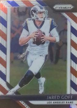 2018 Panini Prizm - Prizm Red White and Blue #90 Jared Goff Front