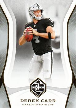 2018 Panini Limited #76 Derek Carr Front