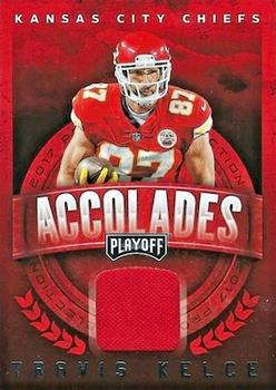 2018 Panini Playoff - Accolades #19 Travis Kelce Front
