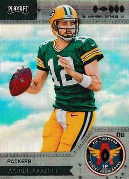 2018 Panini Playoff - Air Command Strike from Above #9 Aaron Rodgers Front