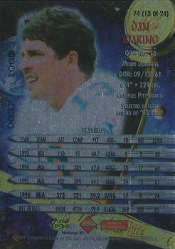 1997 Collector's Edge Excalibur - National Convention #13 Dan Marino Back