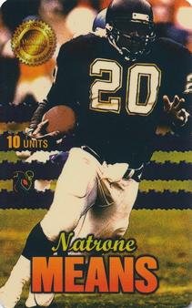 1997 Destiny Telecom Pro Football Elite Series Men of Destiny #46 Natrone Means Front