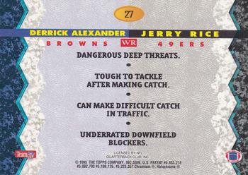 1994 Stadium Club - Bowman's Best Members Only #27 Jerry Rice / Derrick Alexander Back