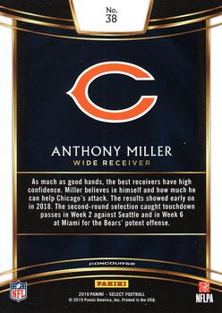 2018 Panini Select #38 Anthony Miller Back