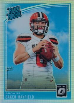 2018 Donruss Optic - Holo #153 Baker Mayfield Front