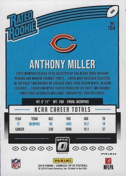 2018 Donruss Optic - Red and Yellow #164 Anthony Miller Back