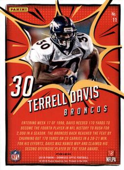 2018 Donruss Optic - MVP #11 Terrell Davis Back