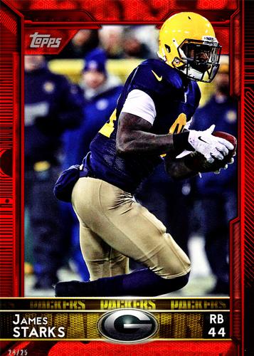 2015 Topps 5x7 - Red 5x7 #26 James Starks Front