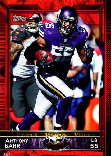 2015 Topps 5x7 - Red 5x7 #122 Anthony Barr Front