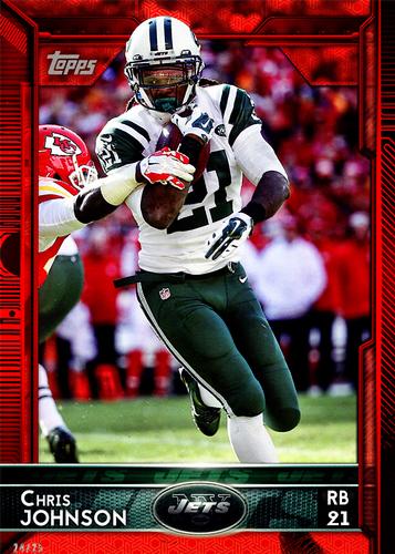 2015 Topps 5x7 - Red 5x7 #177 Chris Johnson Front