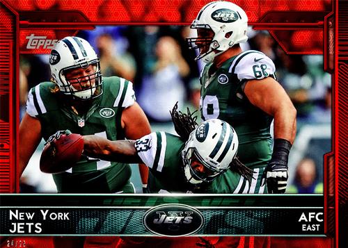 2015 Topps 5x7 - Red 5x7 #277 New York Jets Front