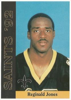 1992 McDag New Orleans Saints #NNO Reginald Jones Front