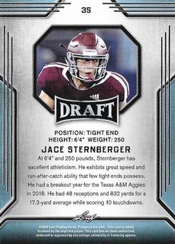 2019 Leaf Draft #35 Jace Sternberger Back