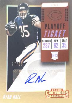 2018 Panini Contenders - Rookie Playoff Ticket/Rookie Playoff Ticket Variation #295 Ryan Nall Front