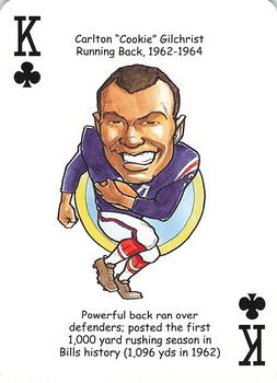 2007 Hero Decks Buffalo Bills Football Heroes Playing Cards #K♣ Cookie Gilchrist Front