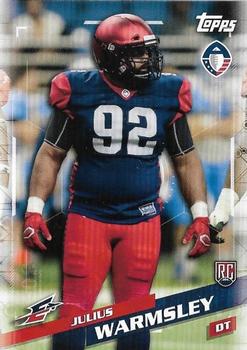 2019 Topps AAF #97 Julius Warmsley Front