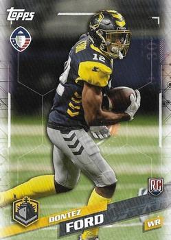2019 Topps AAF #98 Dontez Ford Front