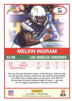 2019 Score #30 Melvin Ingram Back